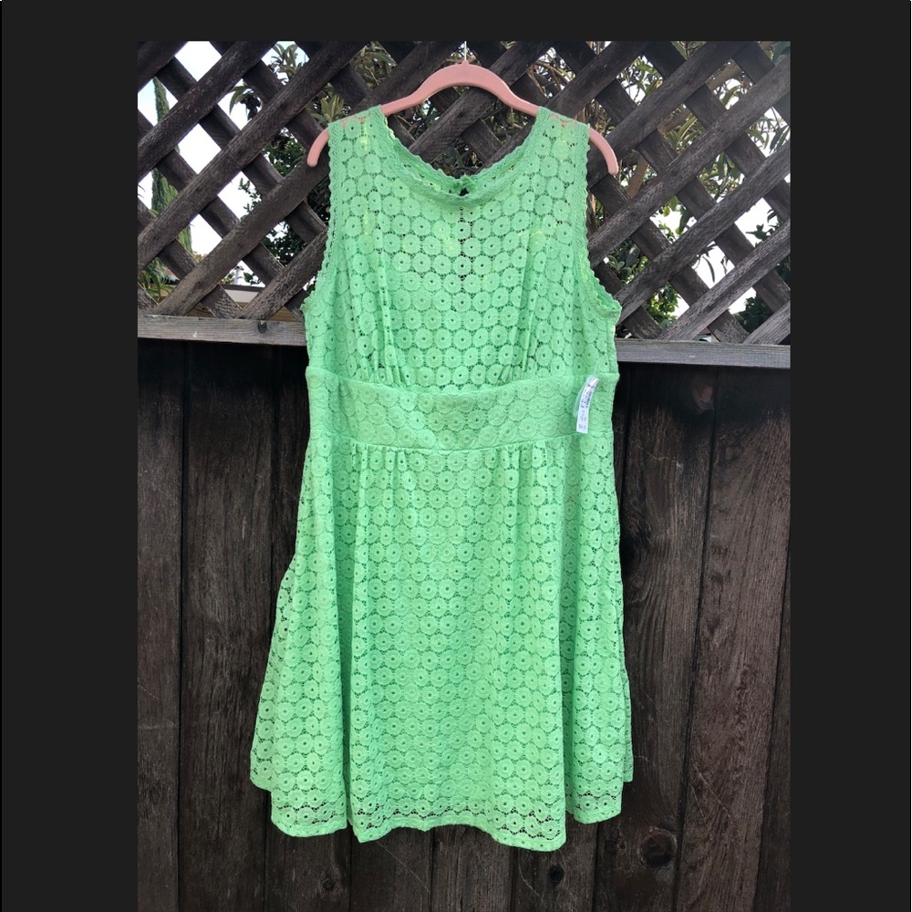 Pretty Lime green dress